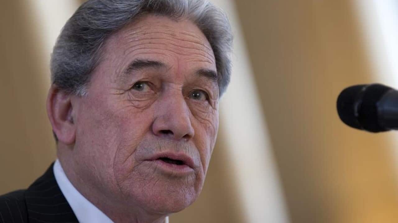 New Zealand First leader Winston Peters