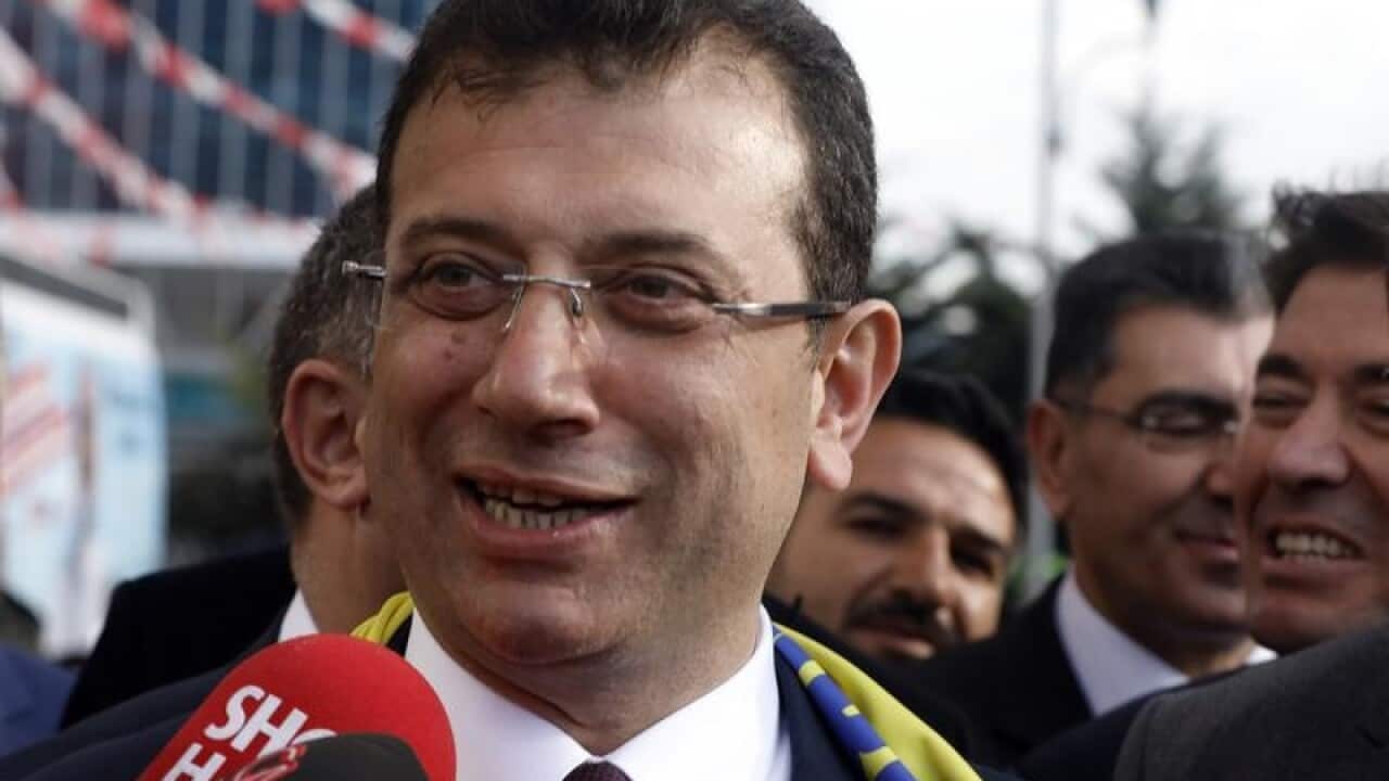 Ekrem Imamoglu, the main Turkish opposition for Istanbu