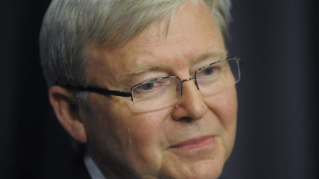 Long way to go, Rudd says after poll