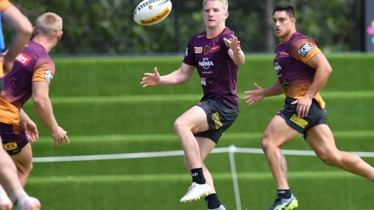 NRL BRONCOS TRAINING DEARDEN