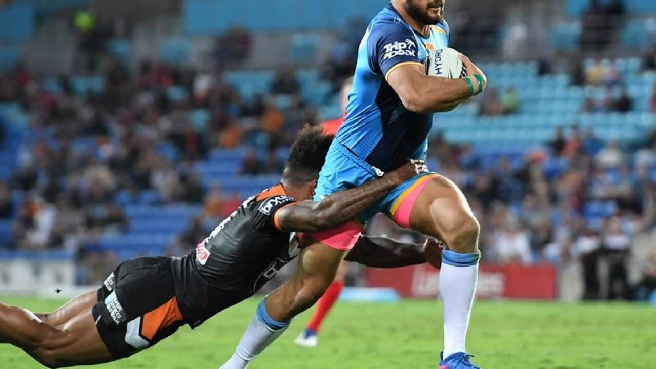 Titans player Jarryd Hayne