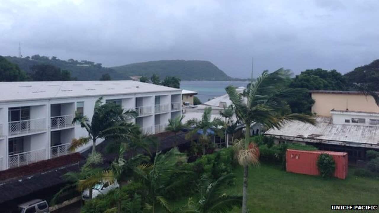 Cyclone Pam hits Vanuatu