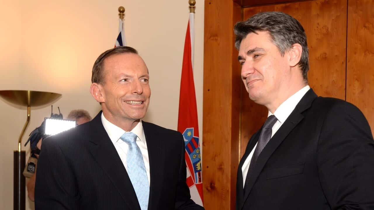 Zoran Milanovic meets Tony Abbott - AAP-1.jpg