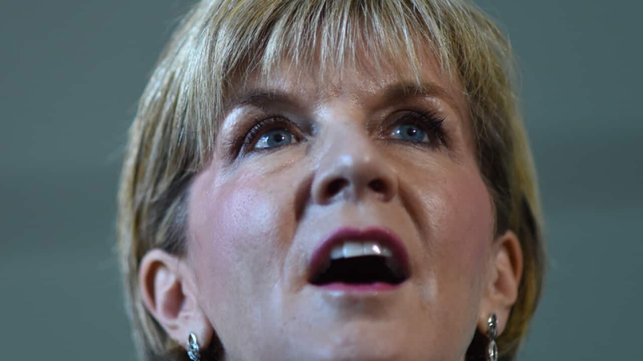 Australian Foreign Affairs Minister Julie Bishop