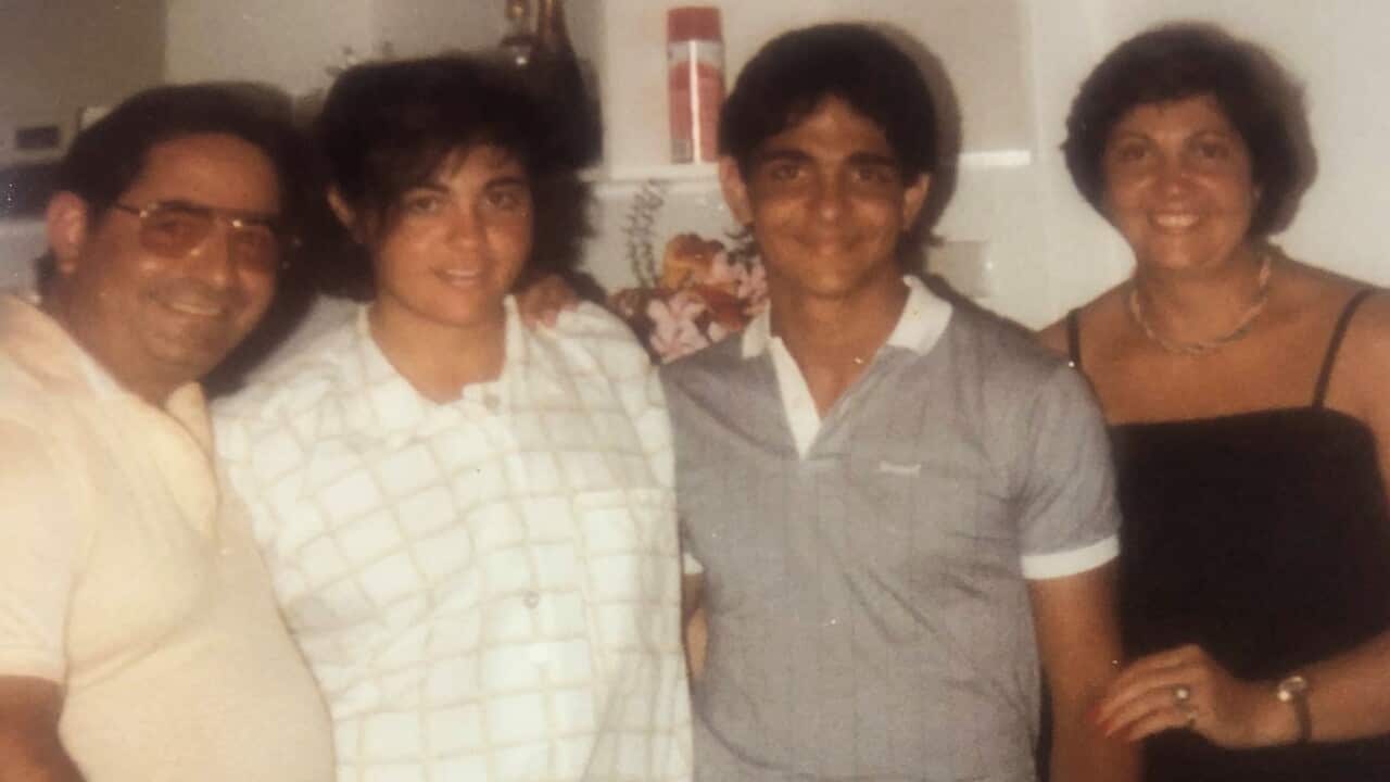 The Licata family in the 90s