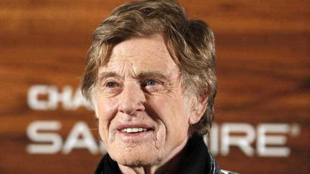 US actor and festival founder Robert Redford arrives for the opening press conference of the 2018 Sundance Film Festival.