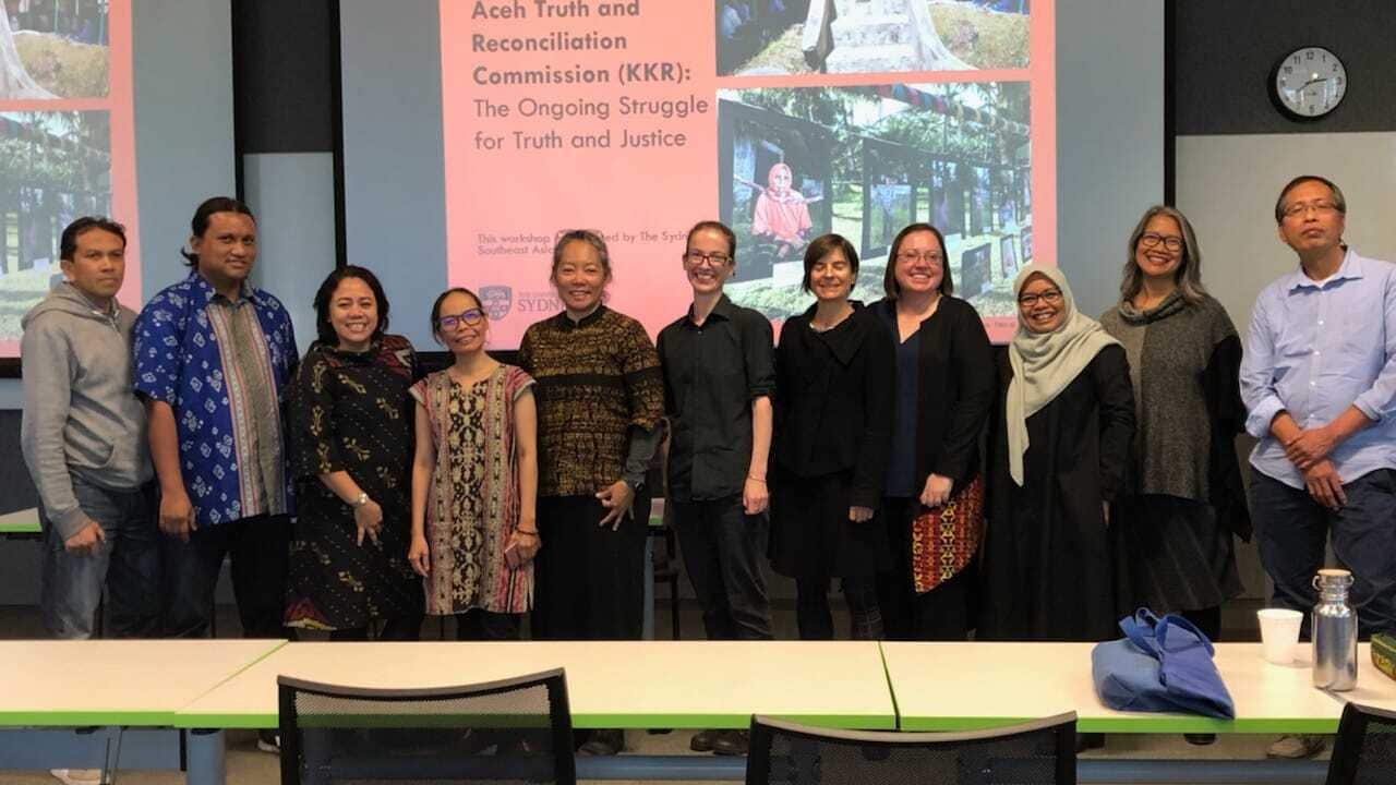 Panel speakers at Public Seminar for Aceh by Sydney Southeast Asia Centre, SYdney University