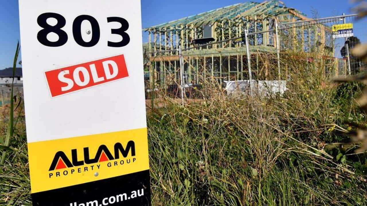 A file image of new residential properties in Sydney's west