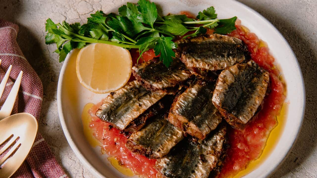 Moroccan-stuffed sardines