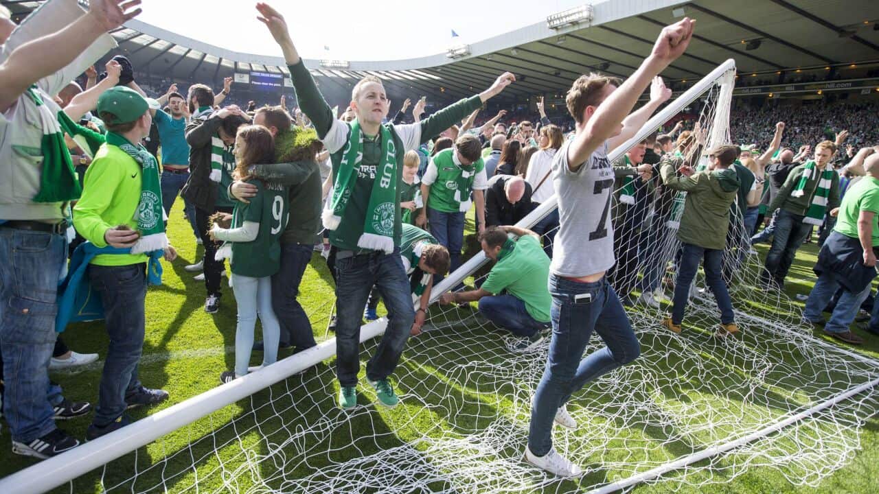 Hibernian fans