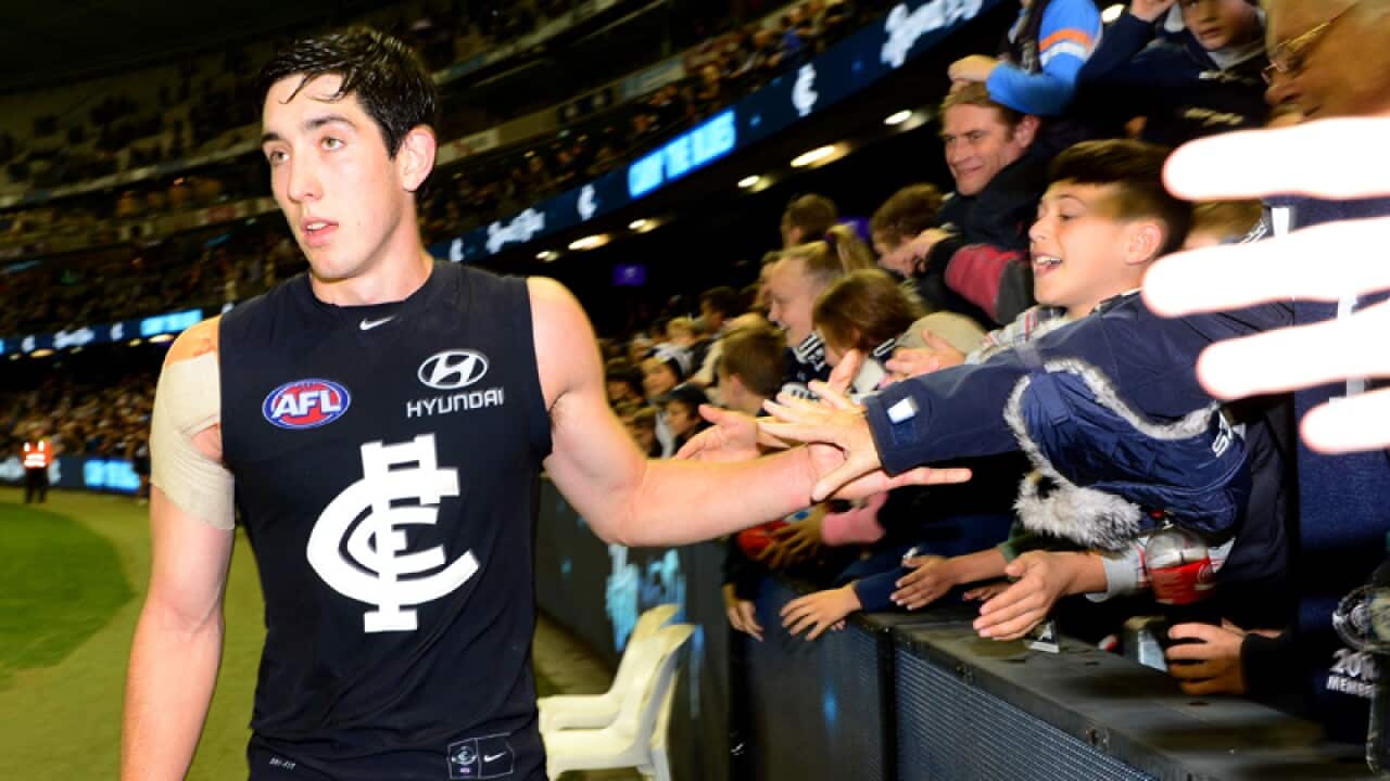 Carlton defender Jacob Weitering