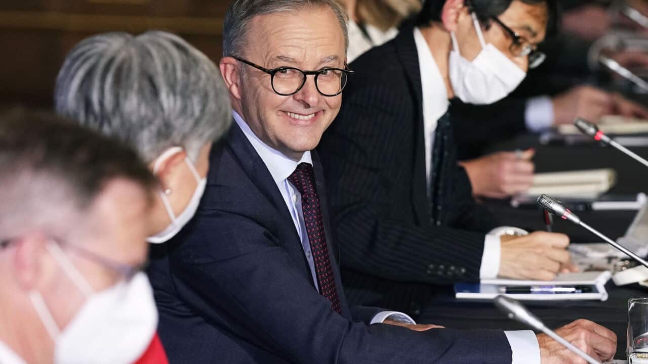 Australian Prime Minister Anthony Albanese Quad