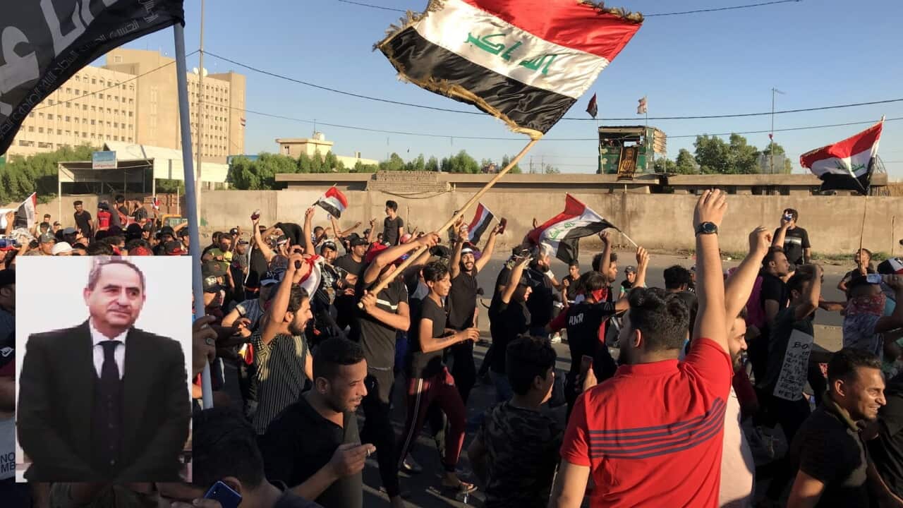 Iraqi protesters