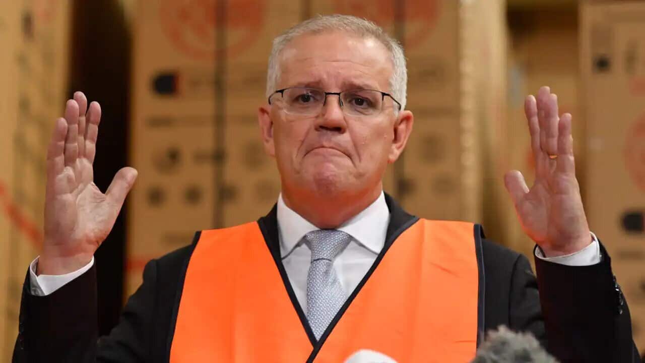 Prime Minister Scott Morrison has taken aim at Opposition leader Anthony Albanese's economic credentials on day two of the election campaign.