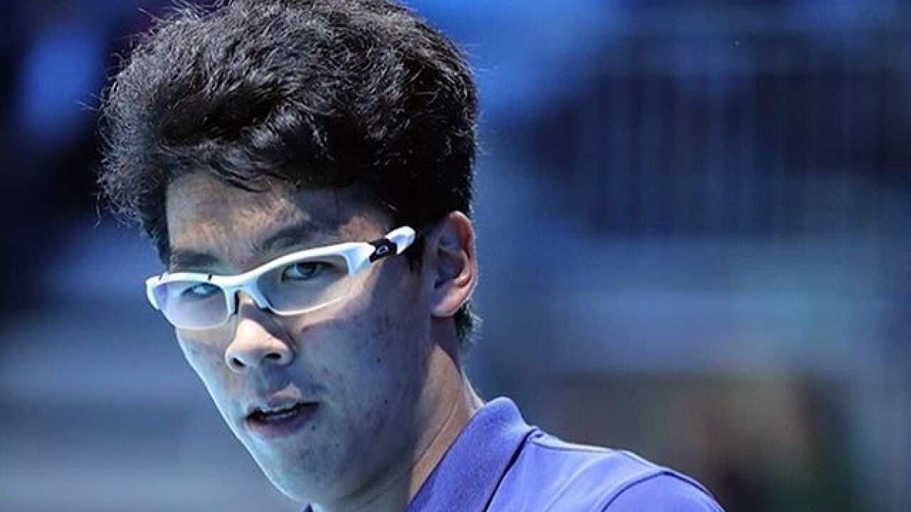 The 58th-ranked South Korean defeated a top-five opponent for the first time with his 5-7, 7-6 (7-3), 2-6, 6-3, 6-0 victory over the German at Rod Laver Arena in Melbourne.