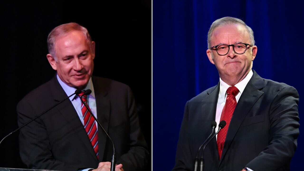 Binyamin Netanyahu Anthony Albanese