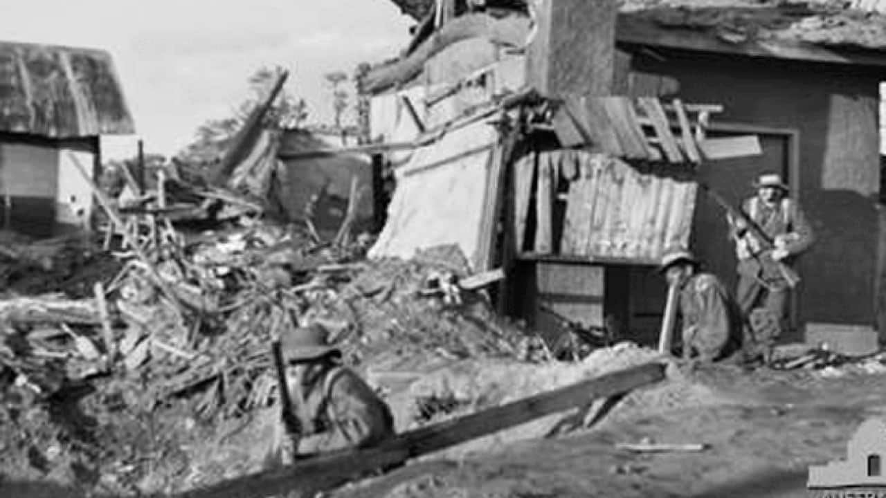 Troops3rdBattalion_NorthKoreanVillage_20130725_AustralianWarMemorial_186013801