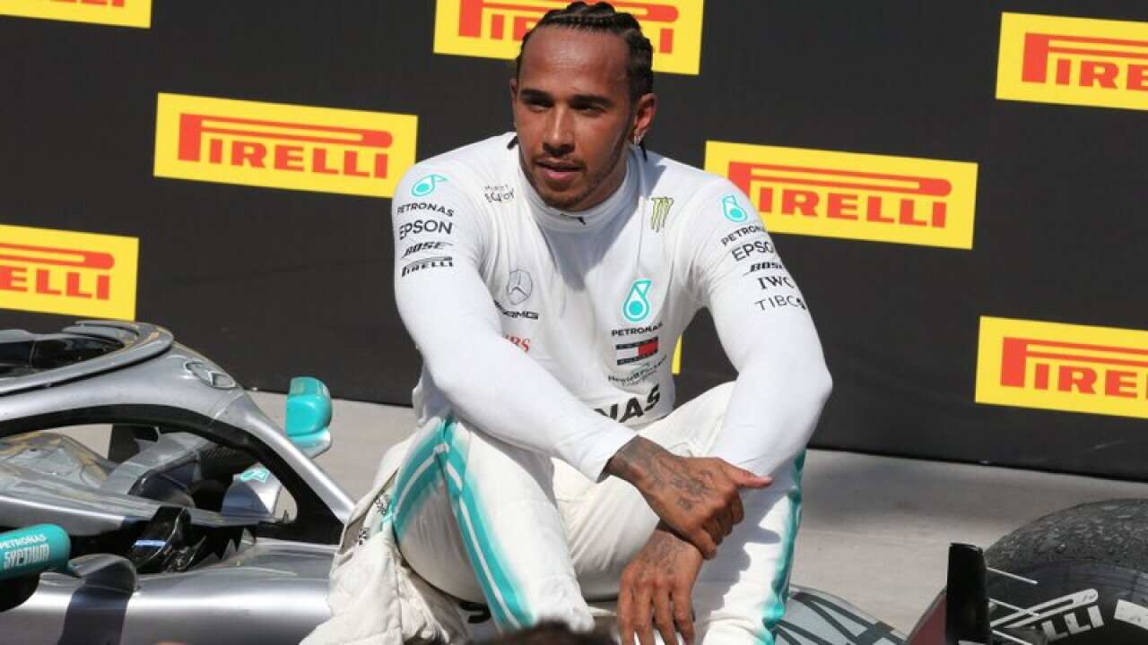 Lewis Hamilton am 9.06.2019 in Montreal nach dem Sieg