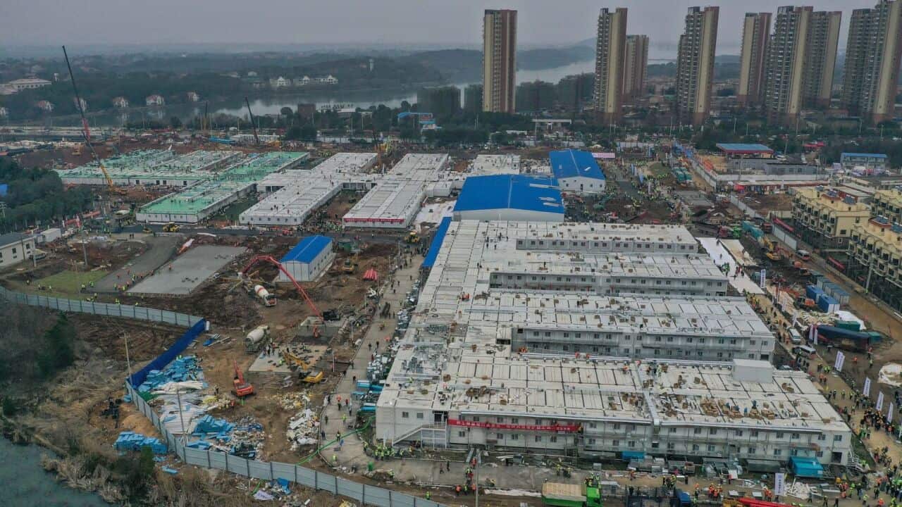 After only 10 days of construction, Wuhan Huoshenshan Hospital was officially completed.