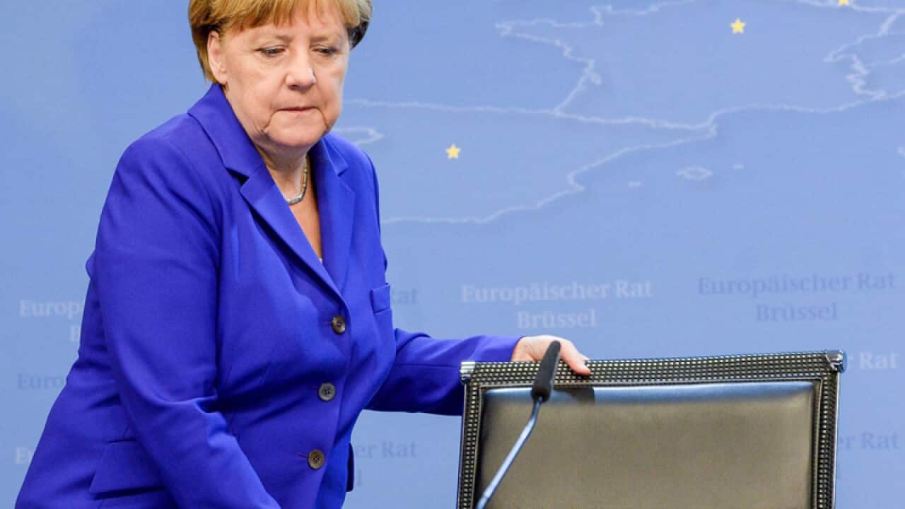 German Chancellor Angela Merkel