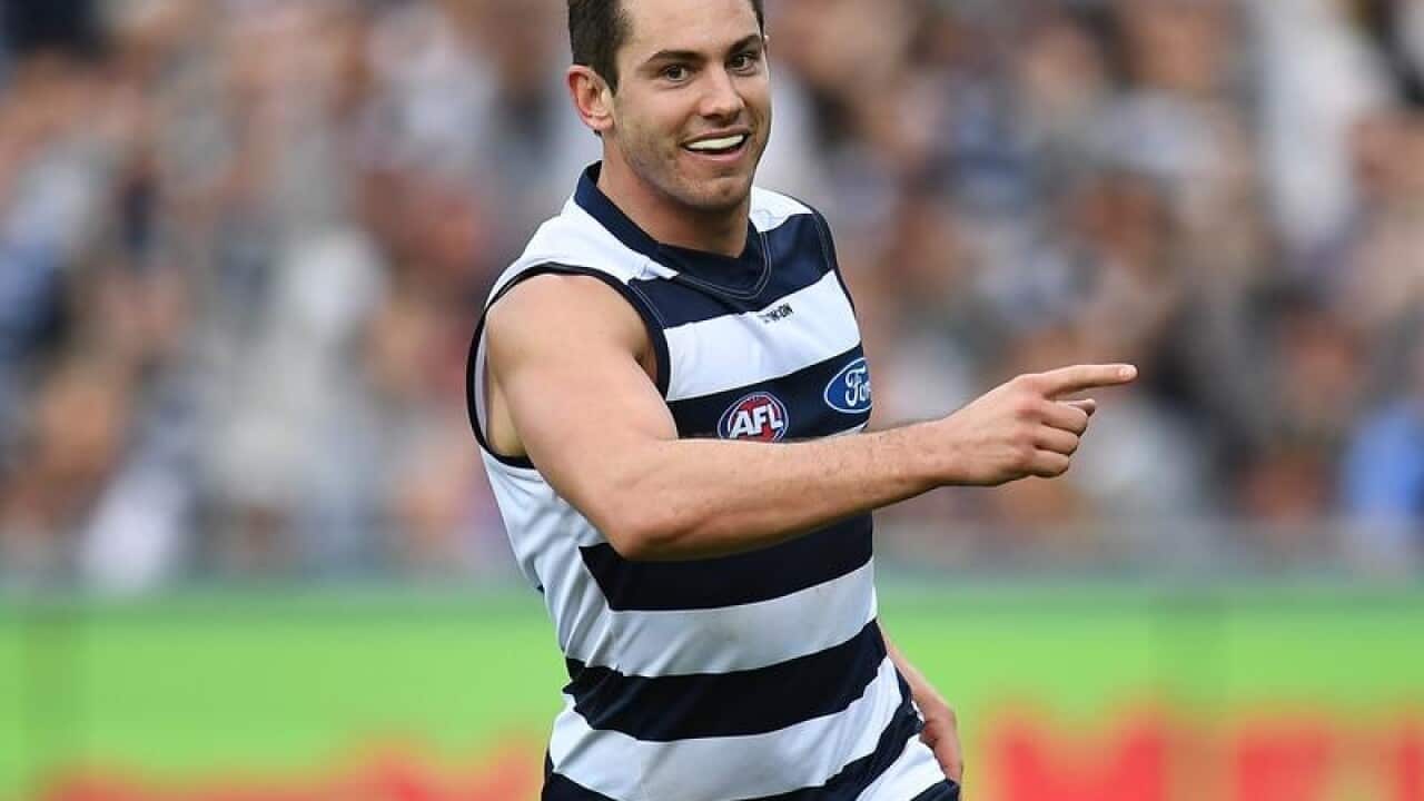 Geelong Cats forward Daniel Menzel