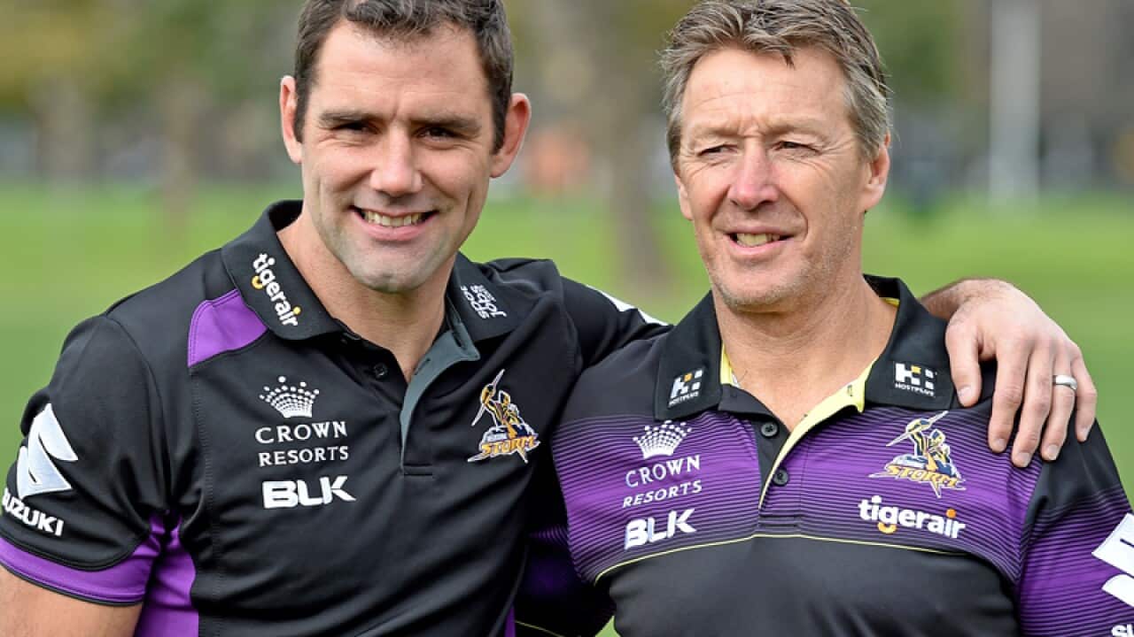 Melbourne Storm captain Cameron Smith.