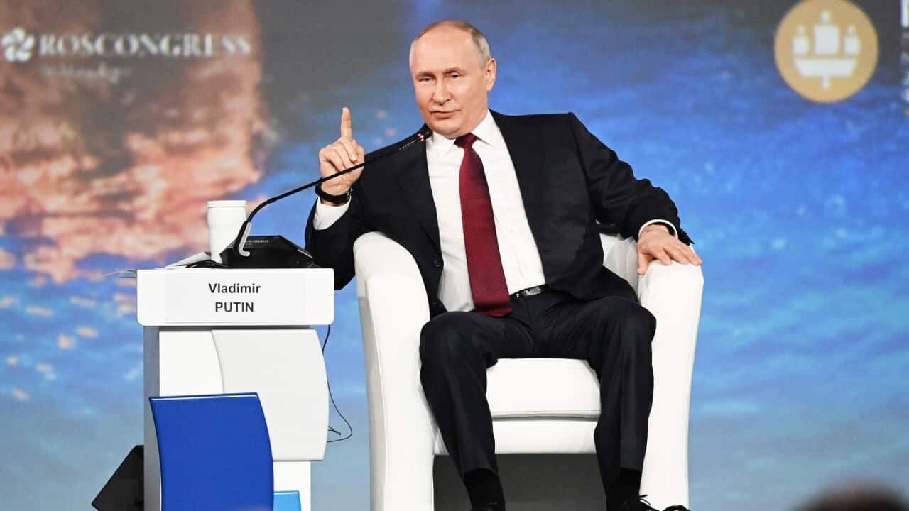 XXVI St. Petersburg International Economic Forum (SPIEF) 2023 at the Expoforum Convention and Exhibition Center (CEC).