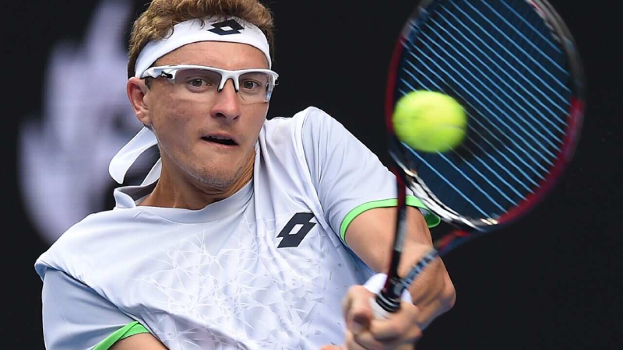 Denis Istomin of Uzbekistan