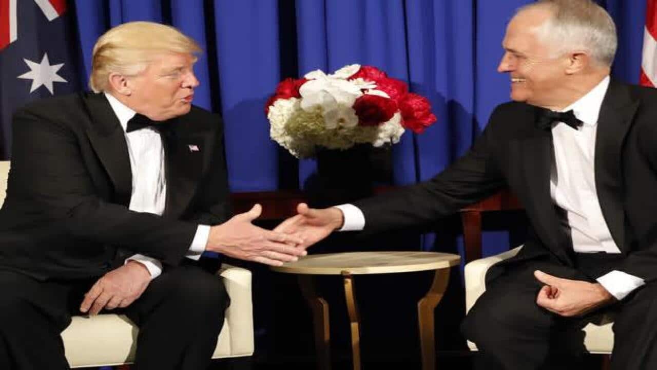 Donald Trump and Malcolm Turnbull