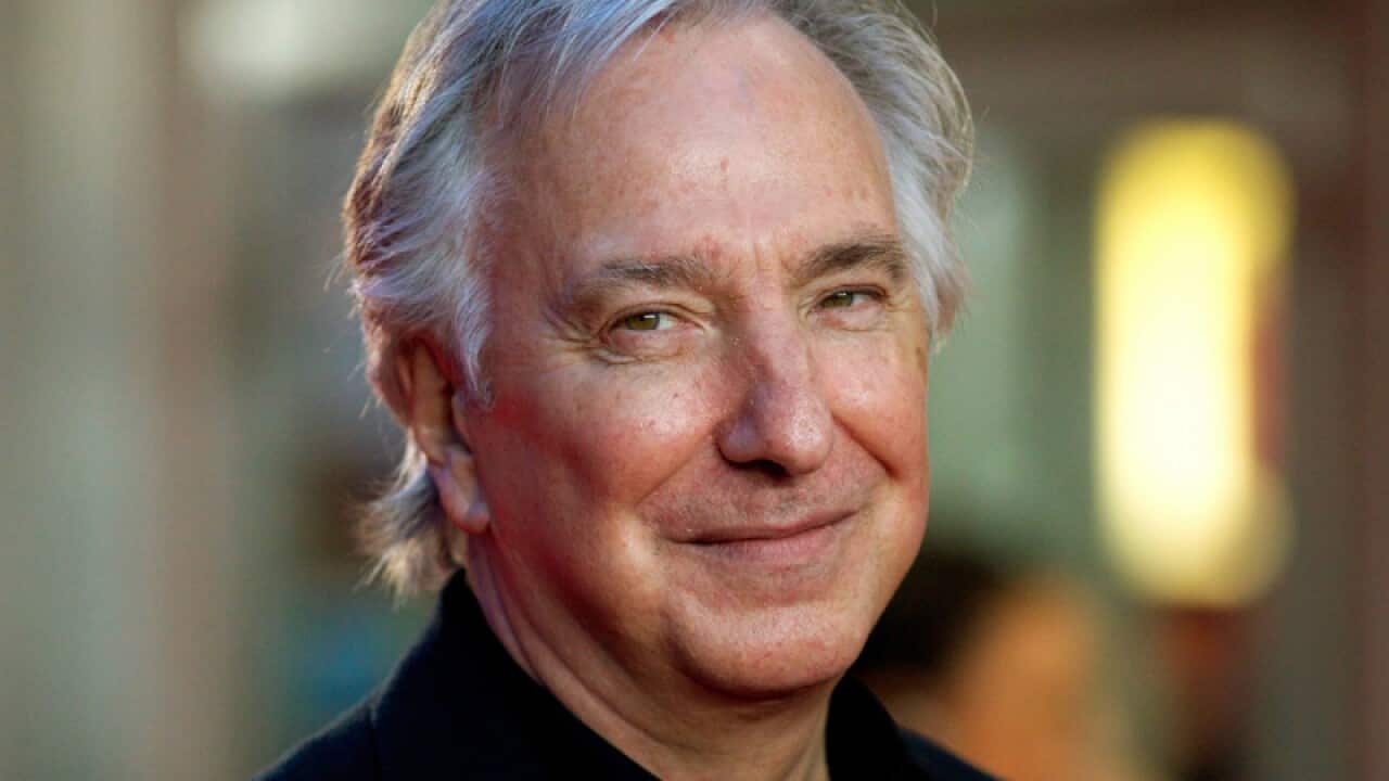 British actor-director Alan Rickman