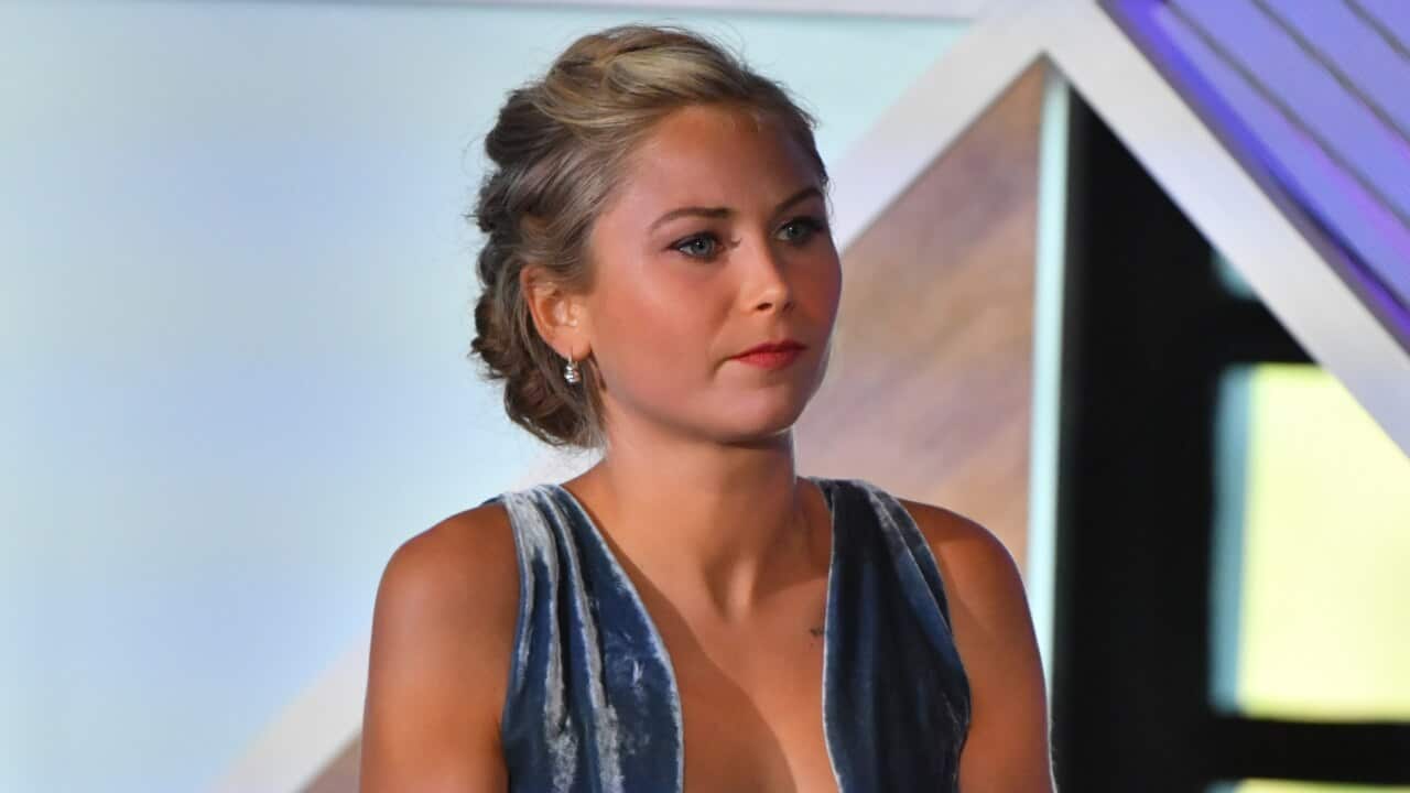 Australian of the Year Grace Tame has praised the courage of Brittany Higgins.