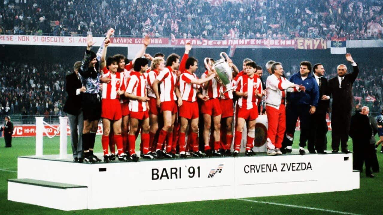 Red Star Belgrade won the European Cup in 1991.