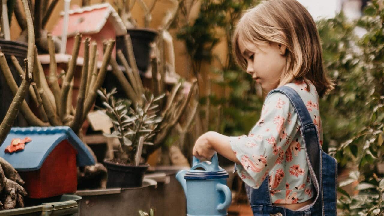 Kids gardening