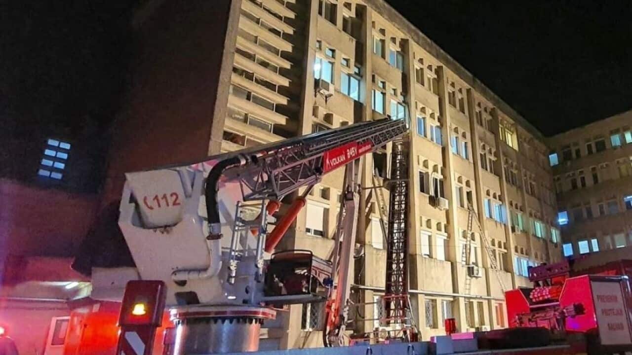 The fire at the Piatra Neamt county hospital is Romania's deadliest since 2015. Credit: AP