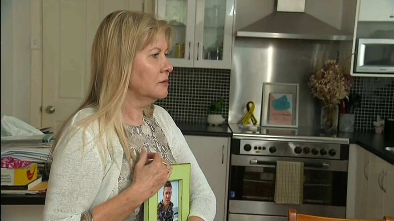 Julie-Ann Finney's son Dave took his own life after serving in the Navy