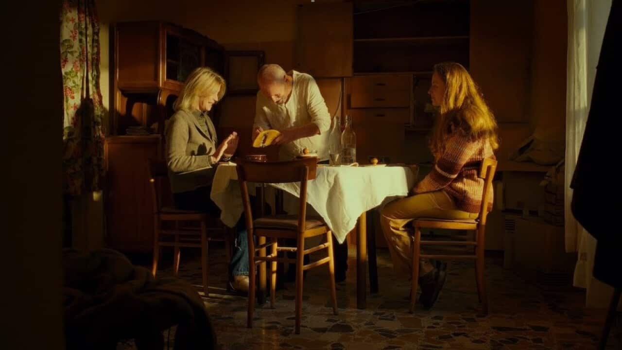 Fotogramma del film "Trifole", programmato per questa domenica.