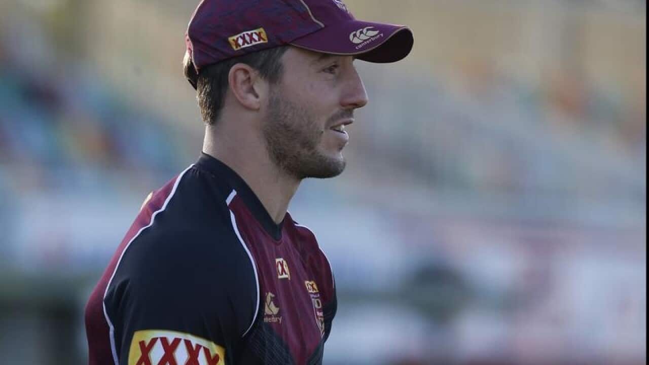 Queensland Origin debutant Ben Hunt