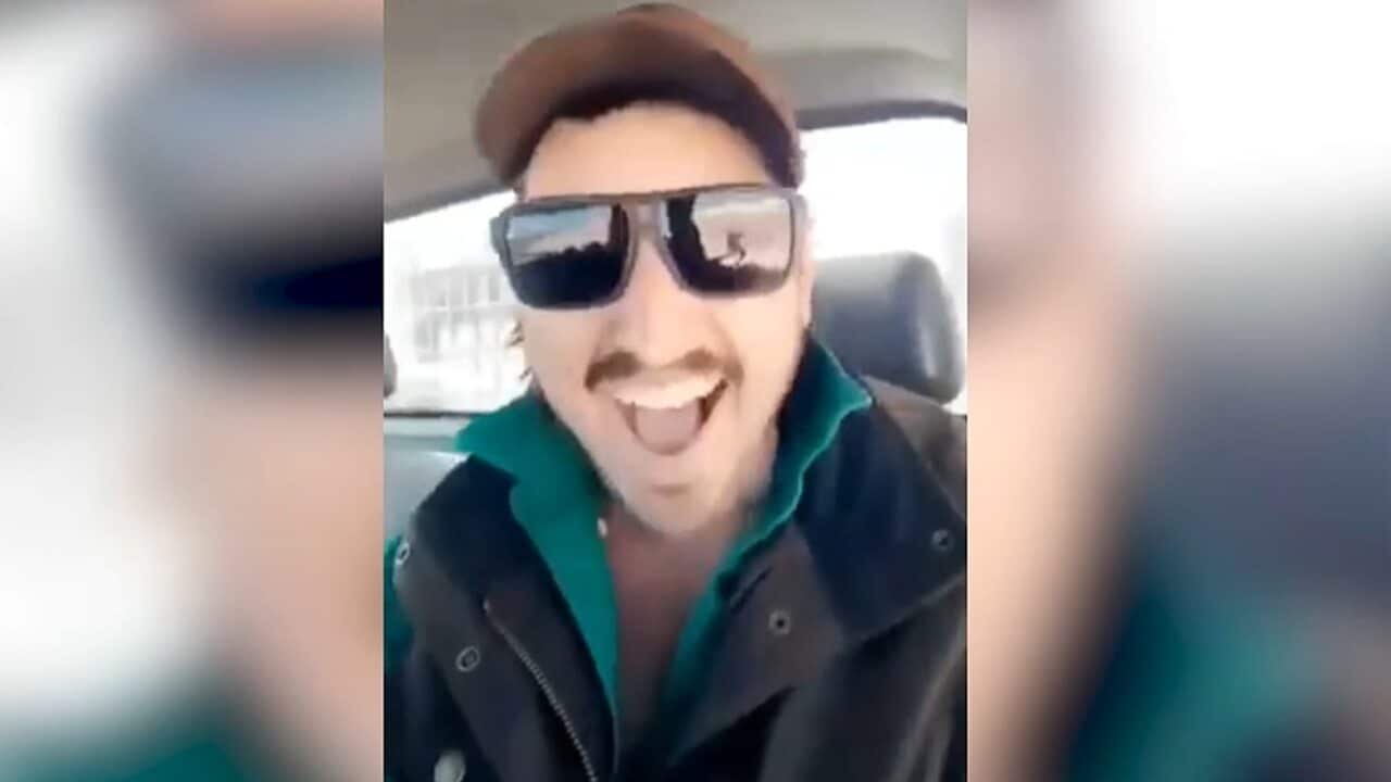 Authorities are trying to identify this driver who appears to deliberately kill emus.