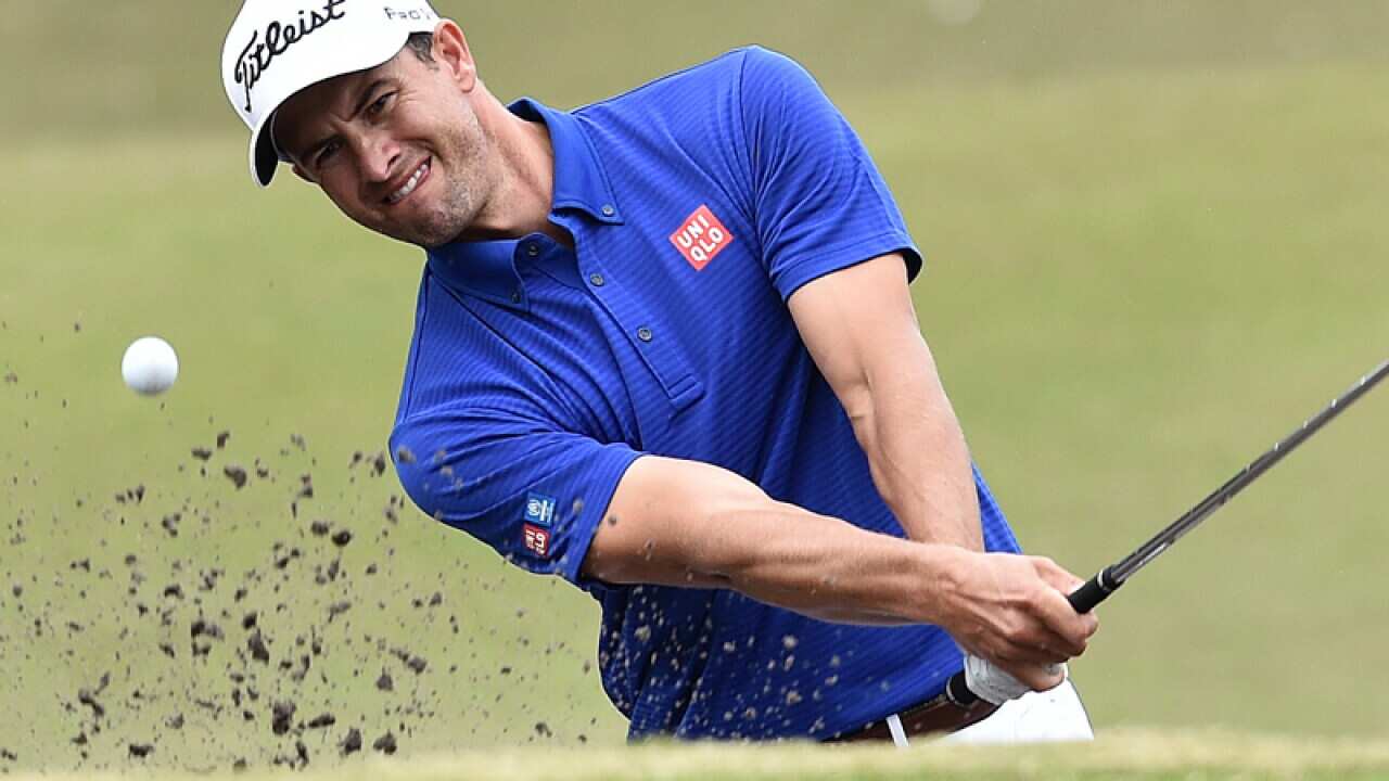 Australian golfer Adam Scott
