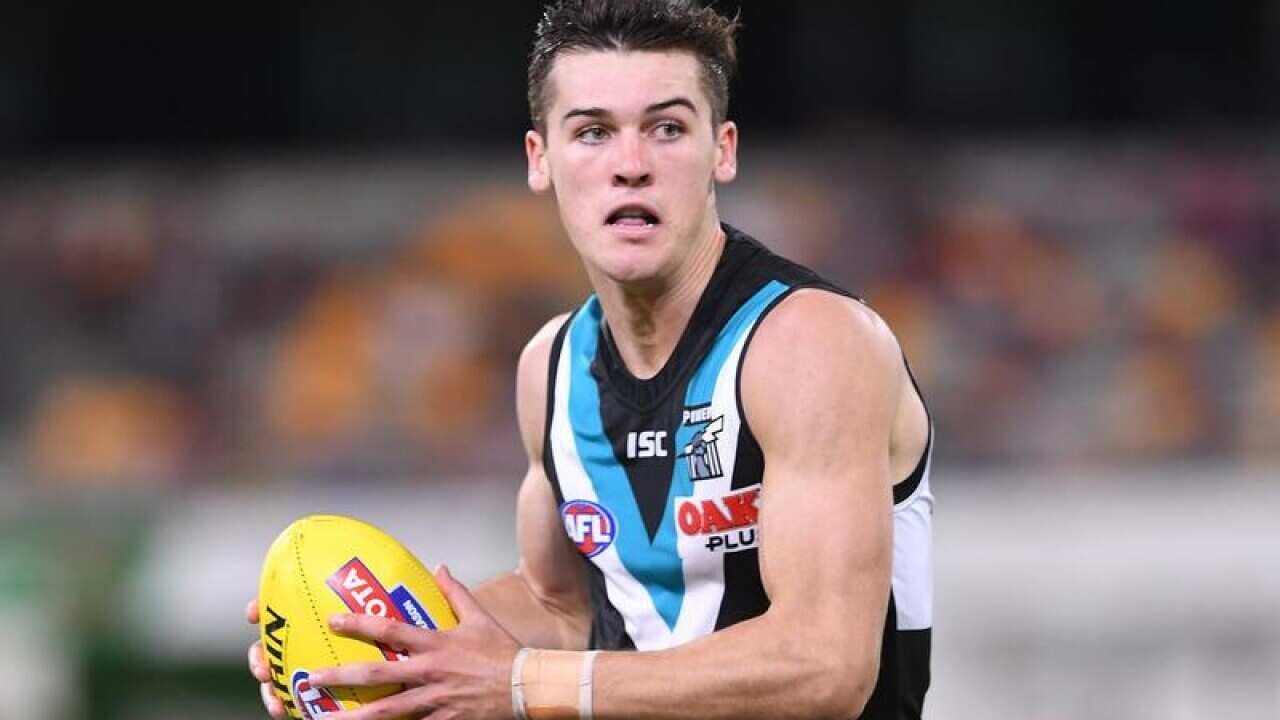 Connor Rozee of the Power.