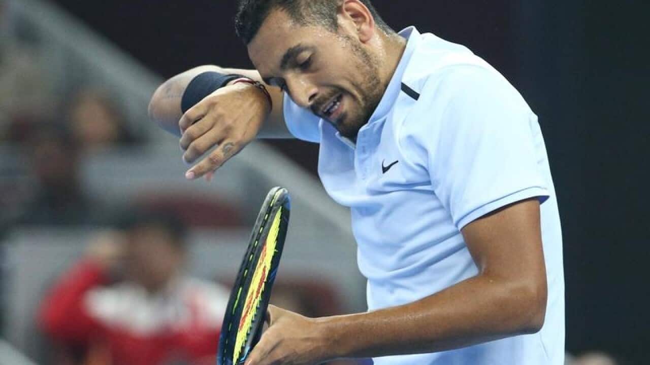 Australian tennis player Nick Kyrgios