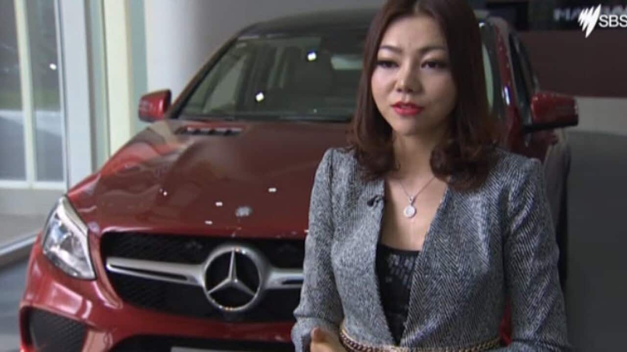 China's economy may be slowing down, but luxury car manufacturer Mercedes is achieving record sales in the country.