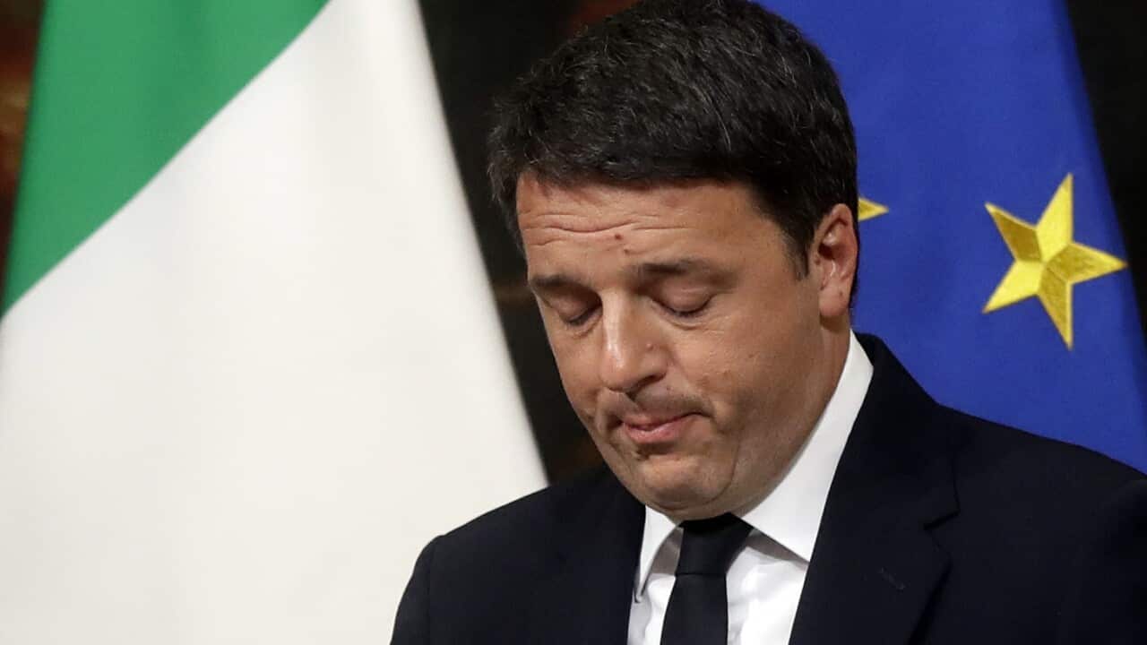 Italian Premier Matteo Renzi has announced his resignation over a failed constitutional reform referendum.