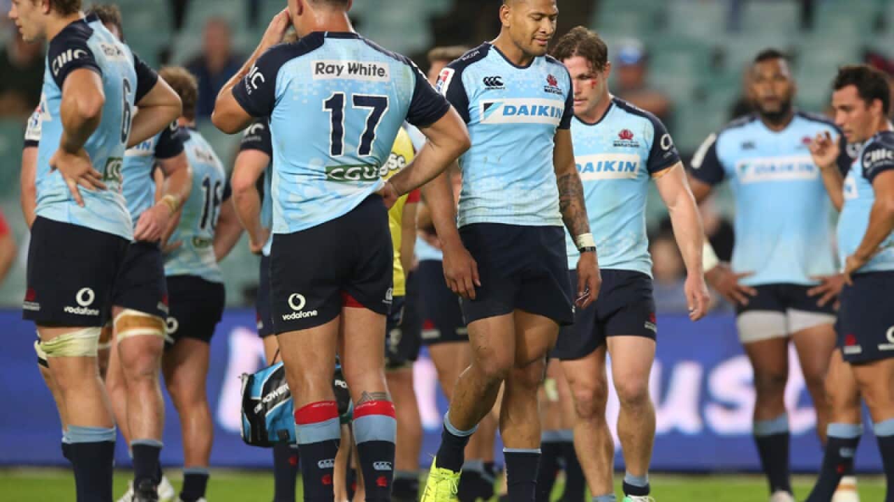 NSW Waratahs players