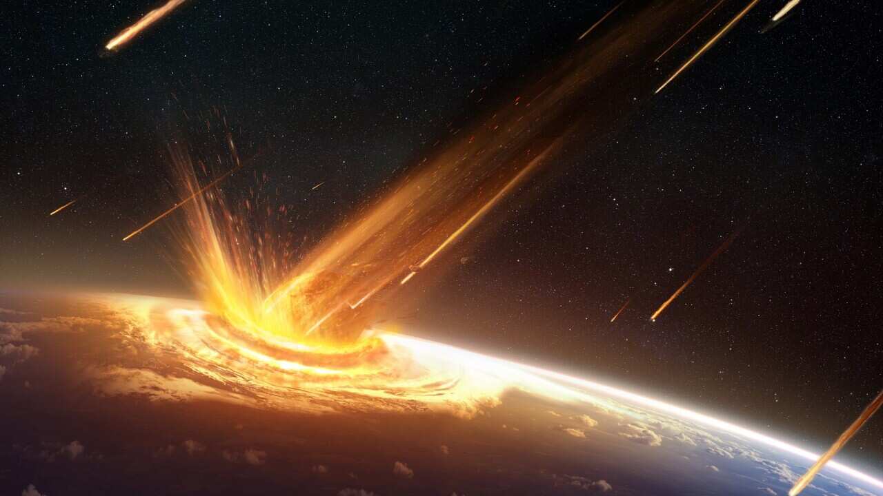 Asteroid Impact Illustration