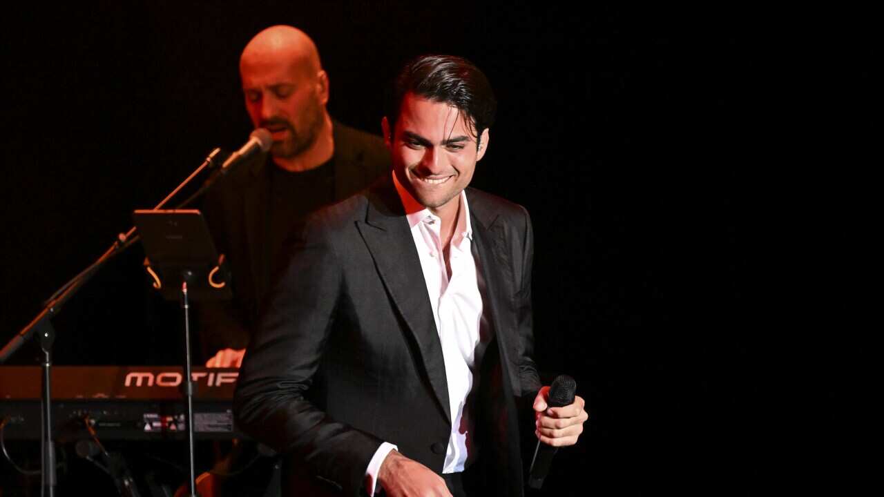 Opening Night of Matteo Bocelli "A Night With Matteo World Tour" at The Parker in Fort Lauderdale, Florida