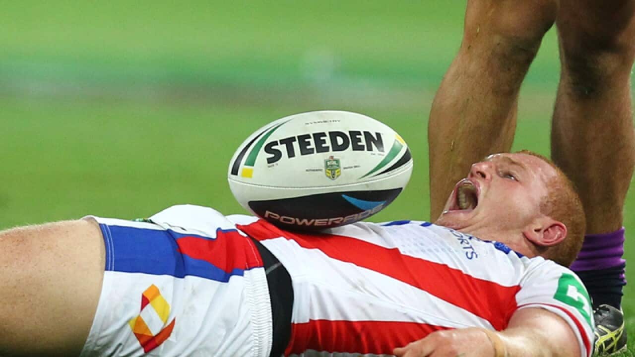 Alex McKinnon of the Newcastle Knights