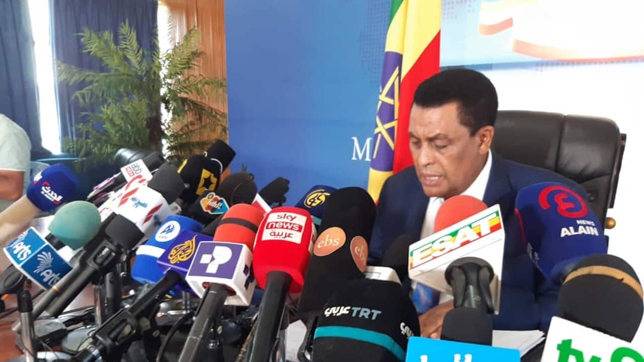 Ethiopian Foreign Ministry spokesperson Dina Mufti 