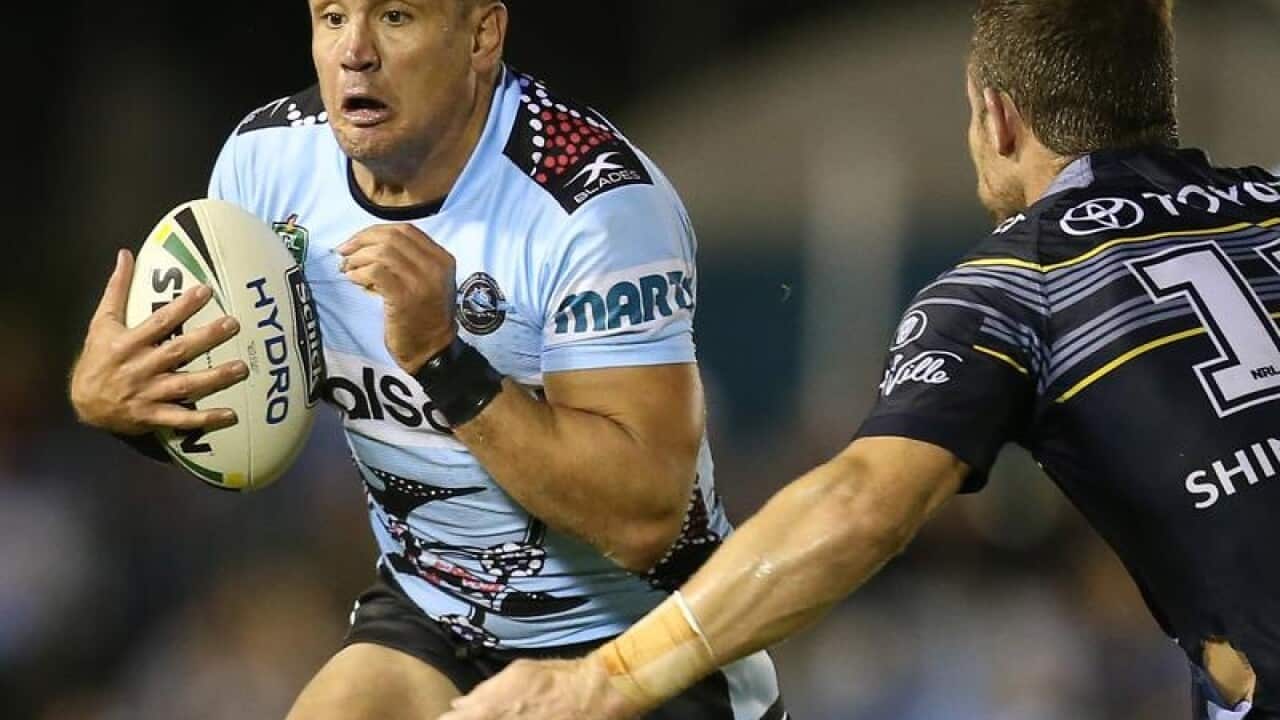 Chris Heighington of the Sharks
