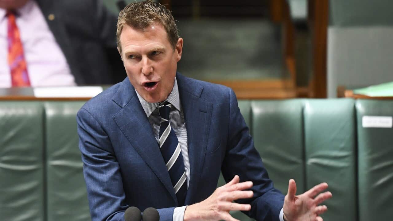 Australian Attorney-General Christian Porter speaks during House of Representatives Question Time